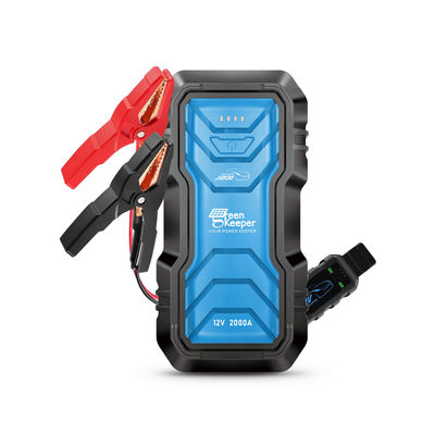 배터리 점프 스타터 LED 라이트 12V 7.0L 가솔린 자동차 2000A 리?? DC 12V 5.5 출력