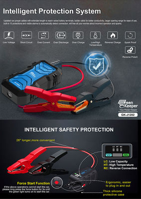 자동차 도구 J1202 USB DC 12V 3 In 1 자동차 엔진 시작 소형 자동차 및 빠른 시작
