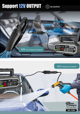 LED 라이트 고 용량 12v/24v 점프 스타터 자동차 부스터 중량 배터리 4000a