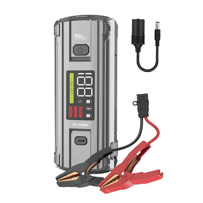 그린 키퍼 2024 3000A 20000mAh 고전력 배터리 점프 스타터 LED 조명