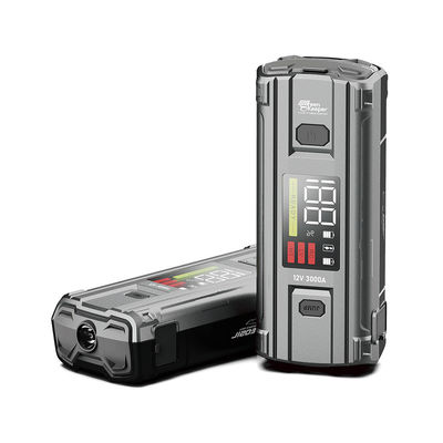그린 키퍼 2024 3000A 20000mAh 고전력 배터리 점프 스타터 LED 조명