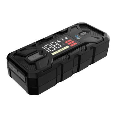 파워뱅크와 LED 손전등 녹색 보호기 2024 3000A 20000mAh 고전력 자동차 점프 스타터