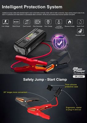 자동차 배터리 Jump Starter UltraSafe 슈퍼 콘덴시터 3000A 차량용 파워 뱅크 트럭