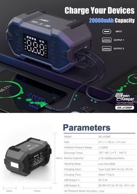 그린 키퍼 UltraSafe 12v 24v 3000A 배터리 부스터 팩으로 자동차를 쉽게 시작하십시오.