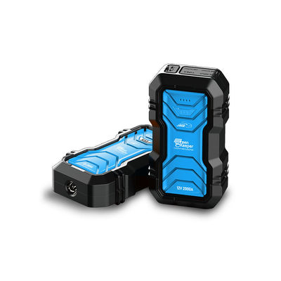 컴팩트 15W 휴대용 자동차 배터리 점프 스타터 USB-A 충전 출력 및 LED 조명