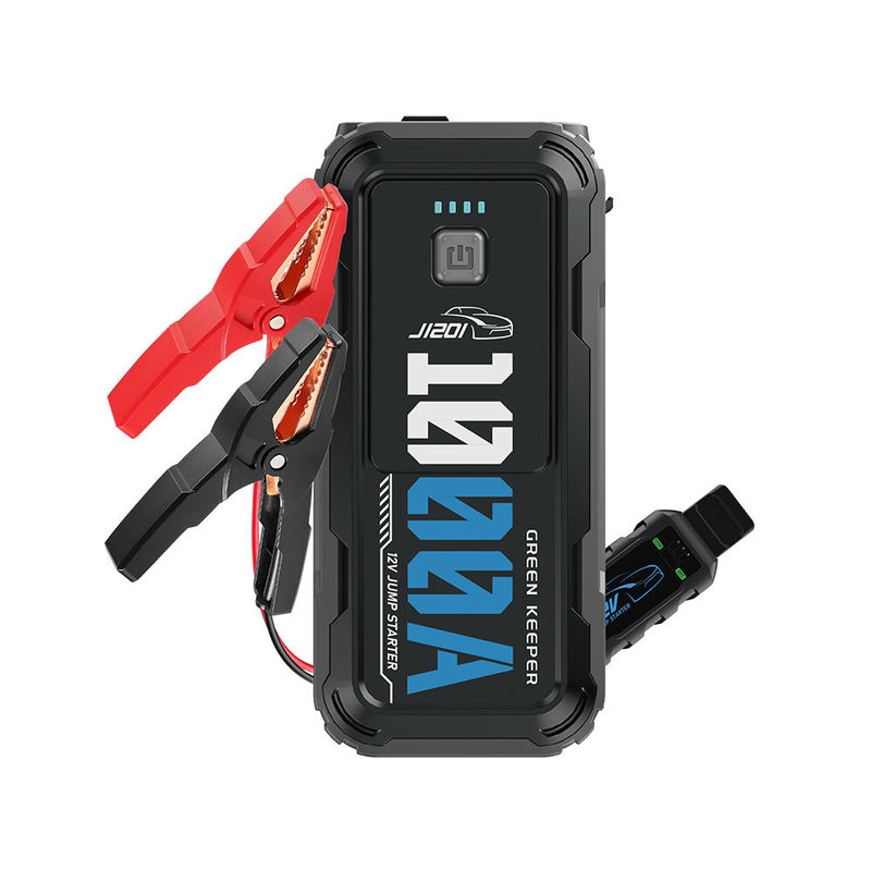 1000A 12V 휴대용 자동차 전력 은행 LED 라이트와 USB-A 충전 출력